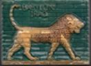 [Tile from Babylon showing a lion, symbol of the Babylonian goddess Ishtar]